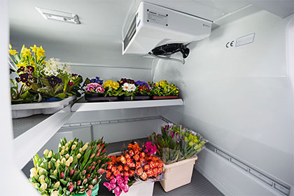 Изотермический фургон для цветов